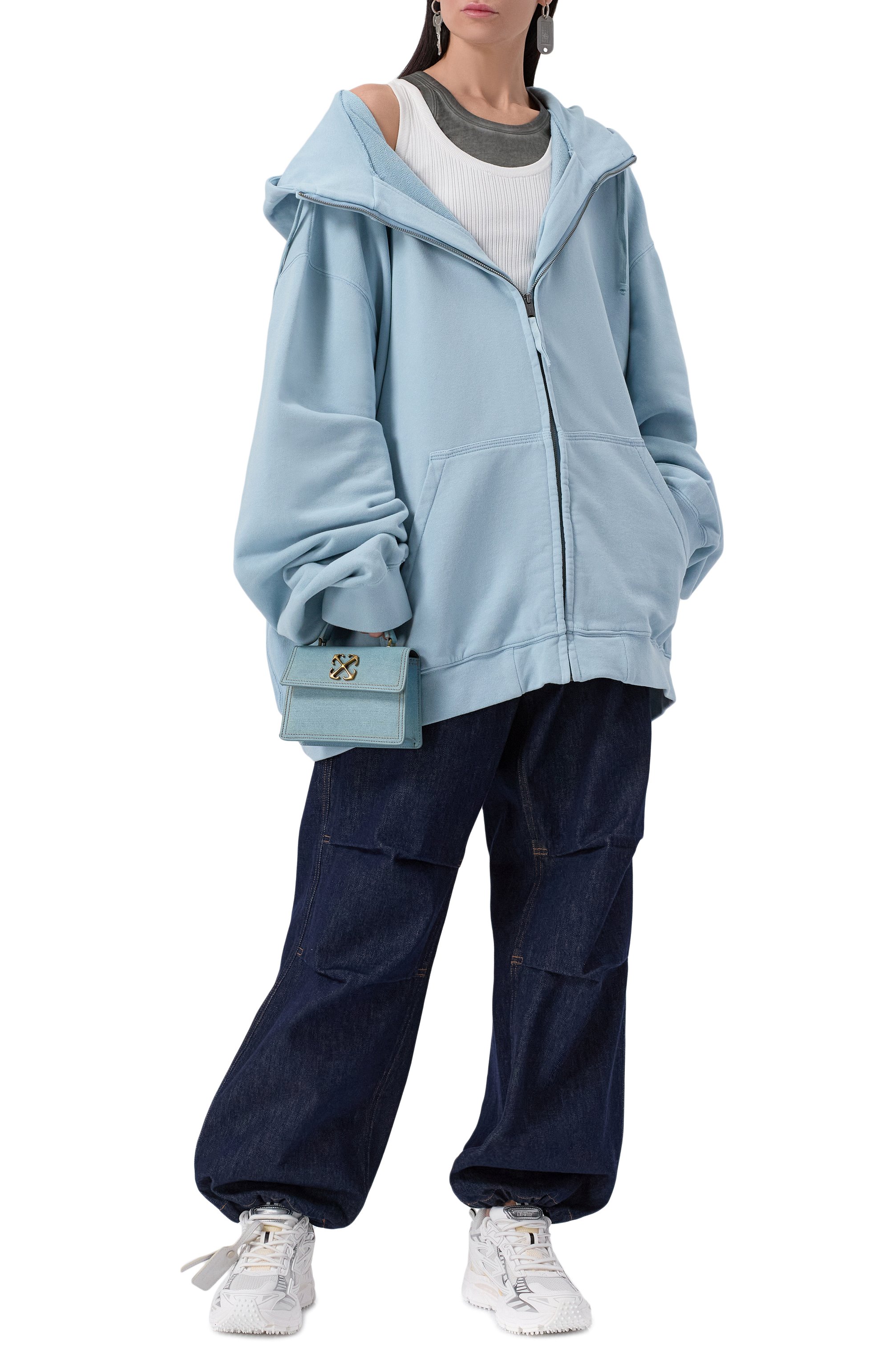 Сумка jitney baby OFF-WHITE, арт. 0WNP063S25LEA0014084, фото 7