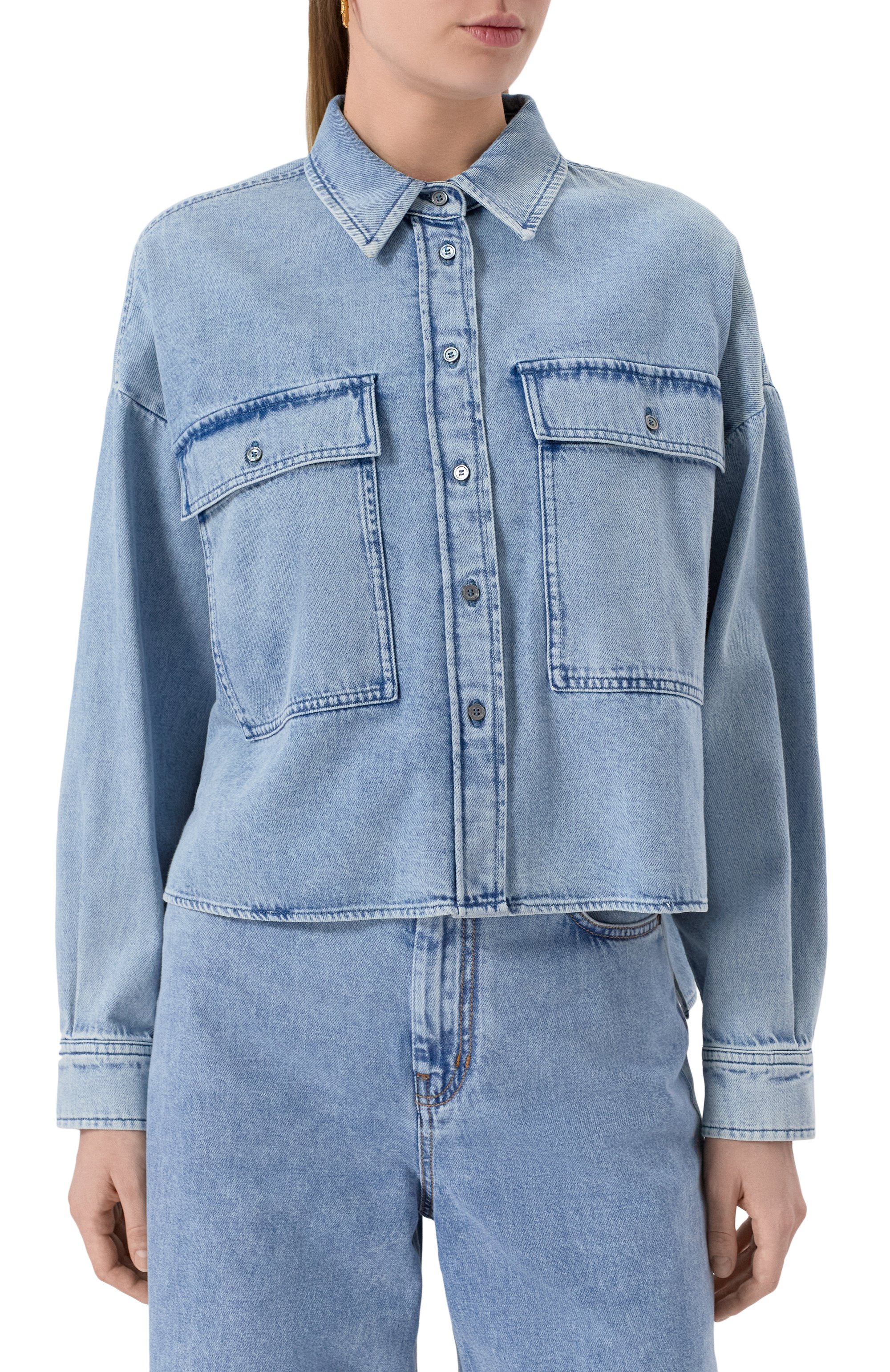 Джинсовая рубашка WEEKEND MAX MARA, арт. ZEMIRA, фото 3