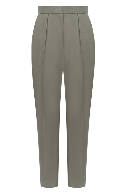 Хлопковые брюки Balmain GF0PN190/CG65 Хаки GF0PN190/CG65