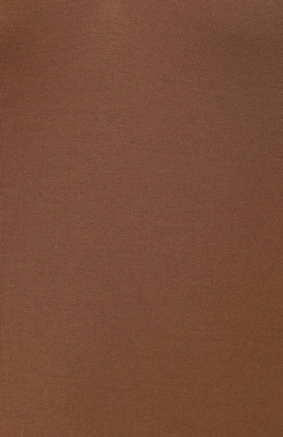 Хлопковый топ BRUNELLO CUCINELLI коричневого цвета по цене 58400 руб., арт. M0045B0332, фото 5 Хлопковый топ BRUNELLO CUCINELLI, арт. M0045B0332, фото 5