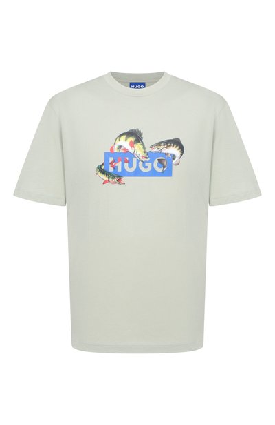 Мужская хлопковая футболка HUGO BLUE, арт. 50554349