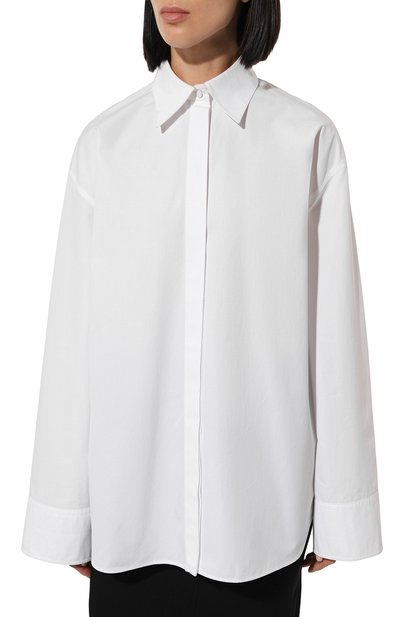 Хлопковая рубашка VALENTINO, арт. 3B0AB5L2/5DN, фото 3