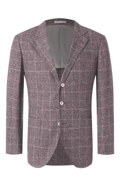 Мужской пиджак из шелка и шерсти BRUNELLO CUCINELLI, арт. MY4667BND