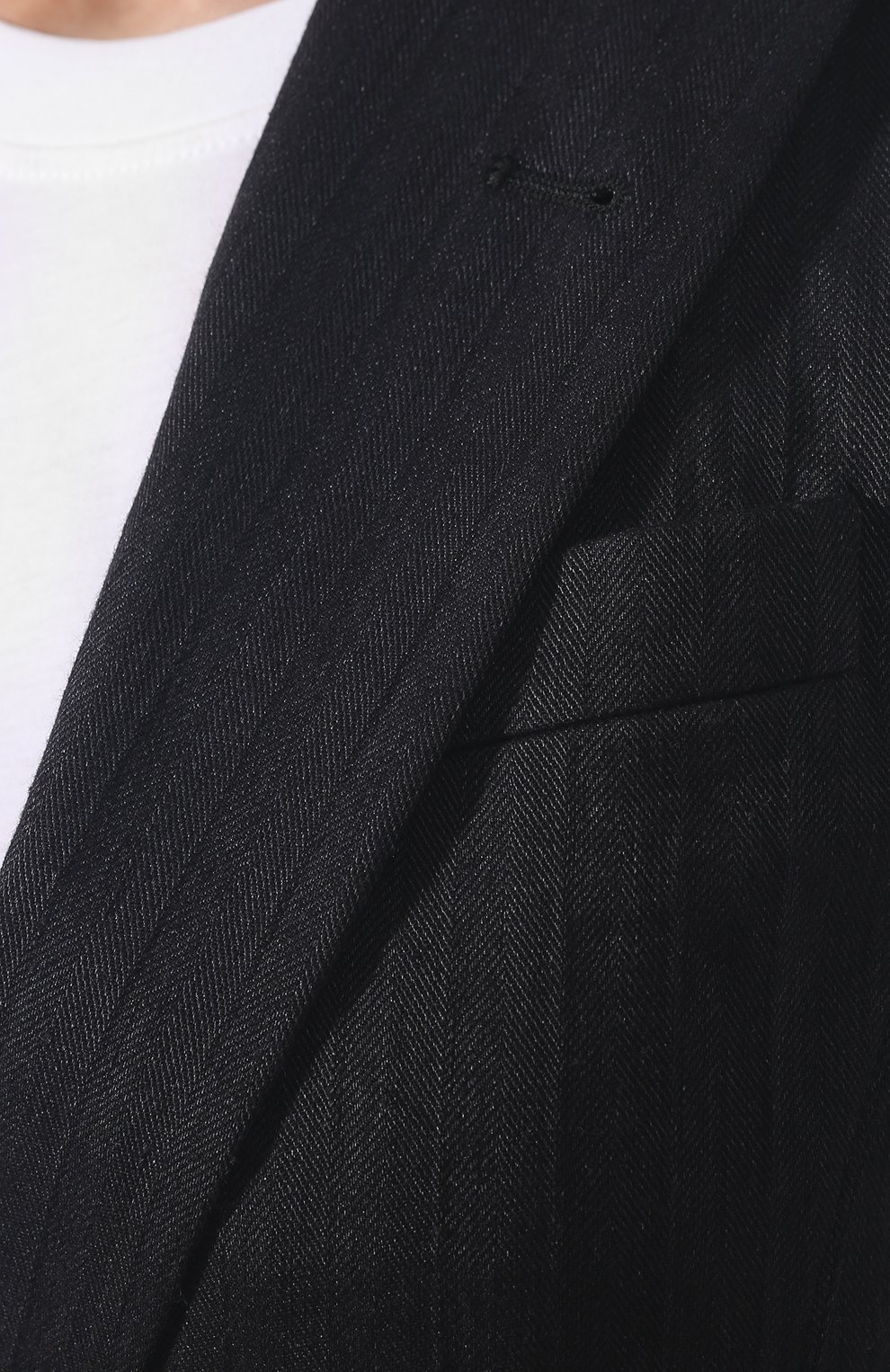 Жилет из смеси хлопка и льна BRUNELLO CUCINELLI черного цвета по цене 282000 руб., арт. MF5788716, фото 5 Жилет из смеси хлопка и льна BRUNELLO CUCINELLI, арт. MF5788716, фото 5