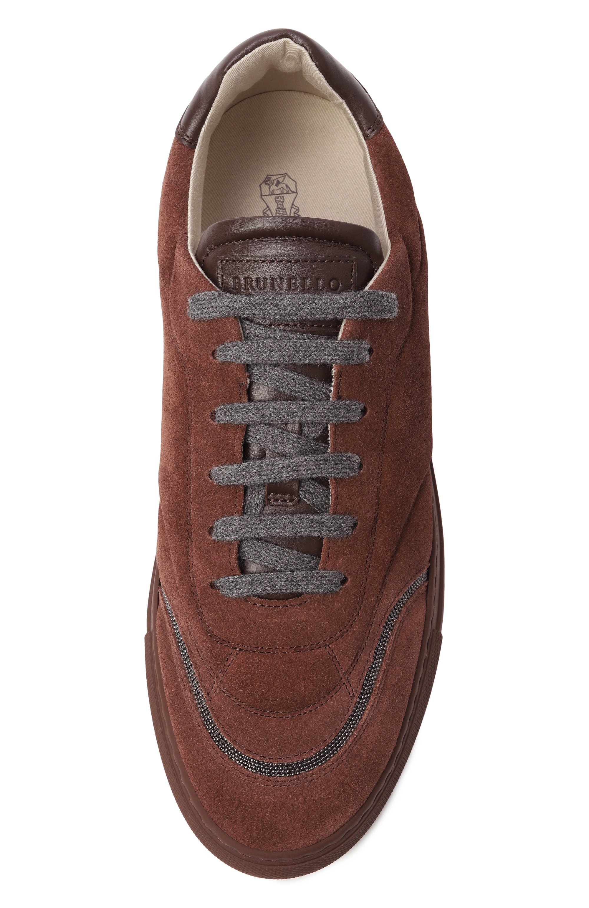 Замшевые кеды BRUNELLO CUCINELLI, арт. MZSFG3075P, фото 6