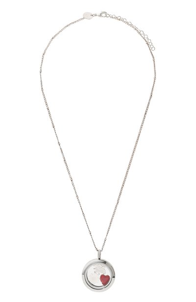 Кулон на цепочке HYPSO, арт. L0CKET MEDIUM 3 CHARMS SILVER C0L0R, фото 1