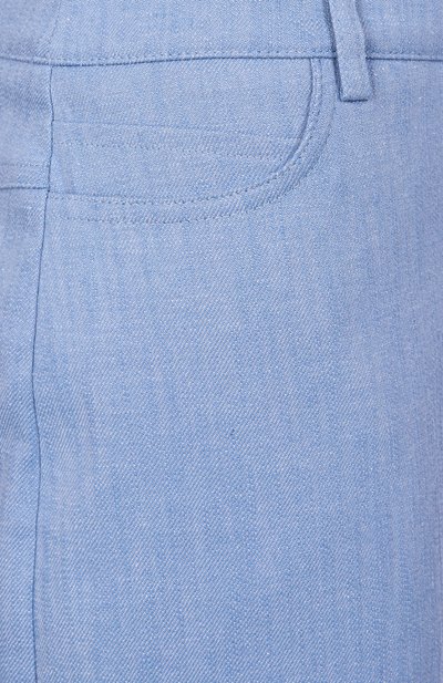 Брюки MAX AND MOI голубого цвета по цене 38500 руб., арт. E25BAINA, фото 5 Брюки MAX AND MOI, арт. E25BAINA, фото 5