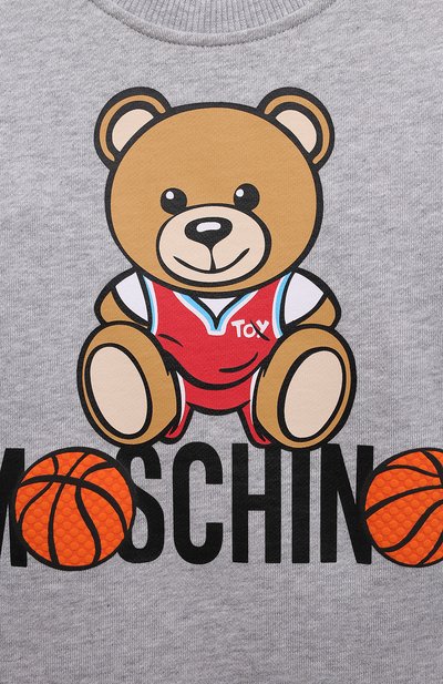 Хлопковый свитшот MOSCHINO, арт. HUF05P/LCA32/4A-8A, фото 3