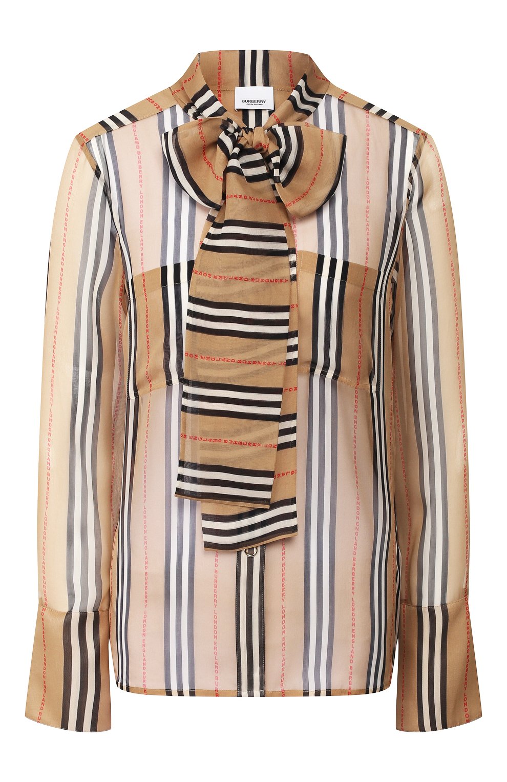 Шелковая блузка BURBERRY, арт. 8024258, фото 1