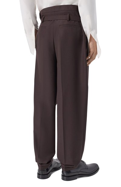 Шерстяные брюки SAINT LAURENT, арт. 857058/Y1N02, фото 4