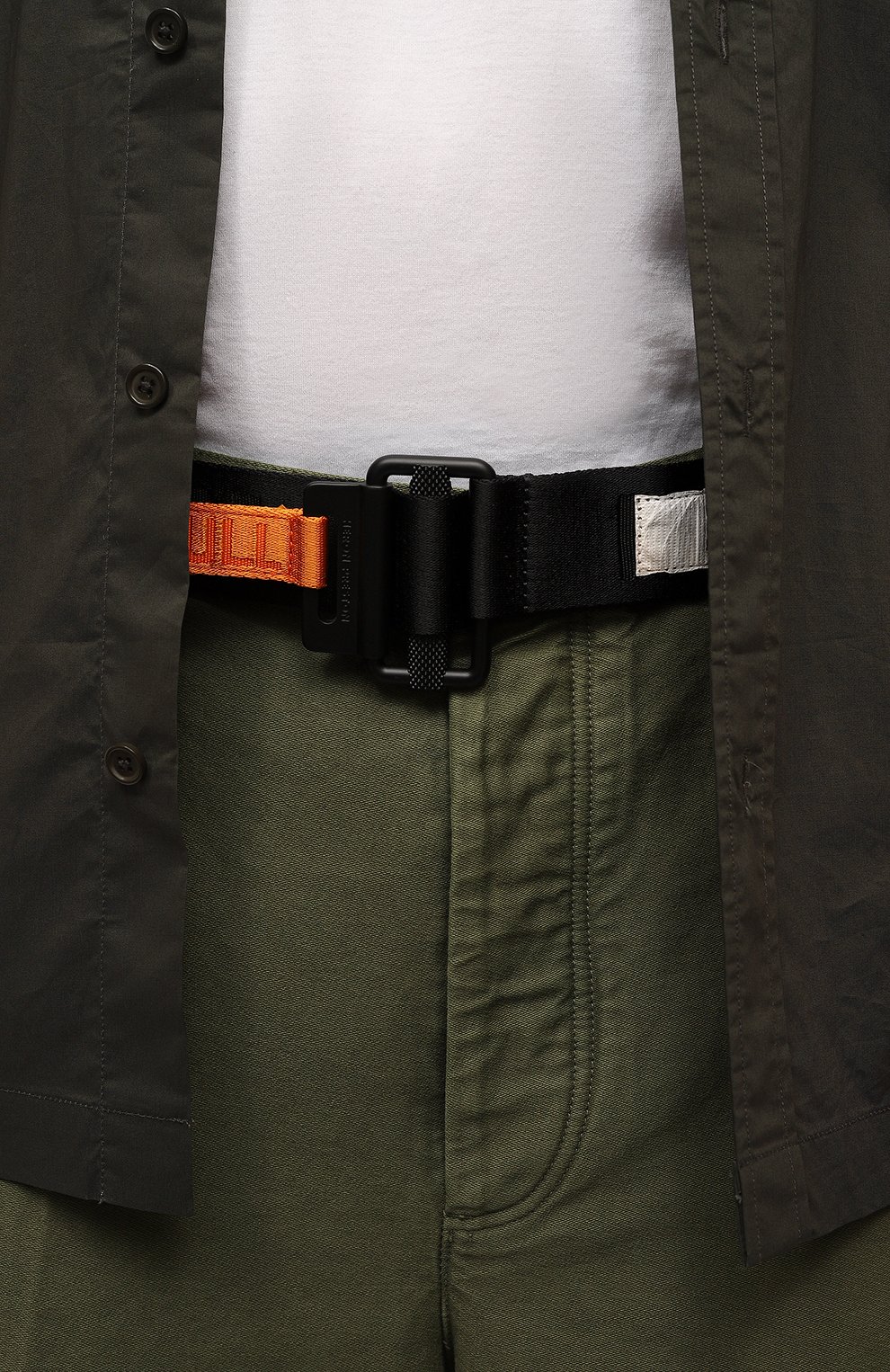 Текстильный ремень HERON PRESTON черного цвета по цене 23500 руб., арт. HMRB005C99FAB001, фото 2 Текстильный ремень HERON PRESTON, арт. HMRB005C99FAB001, фото 2