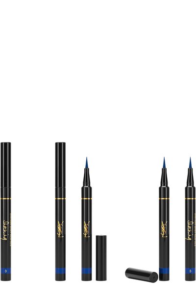 Женские подводка для глаз eyeliner effet faux cils shocking 3 deep blue YSL, арт. 3614270282430
