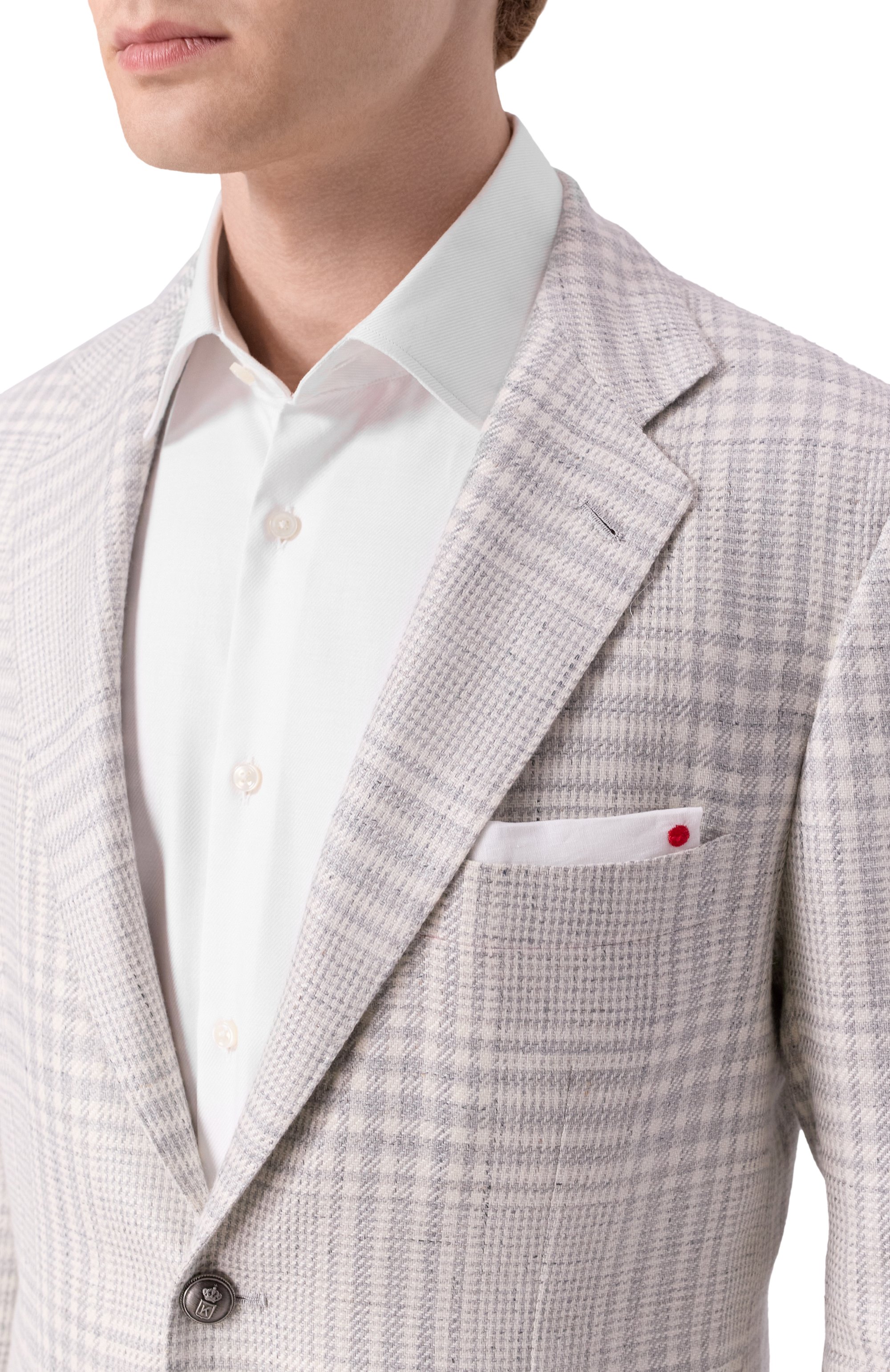 Пиджак из шерсти и кашемира KITON, арт. UG81K0639E15, фото 6