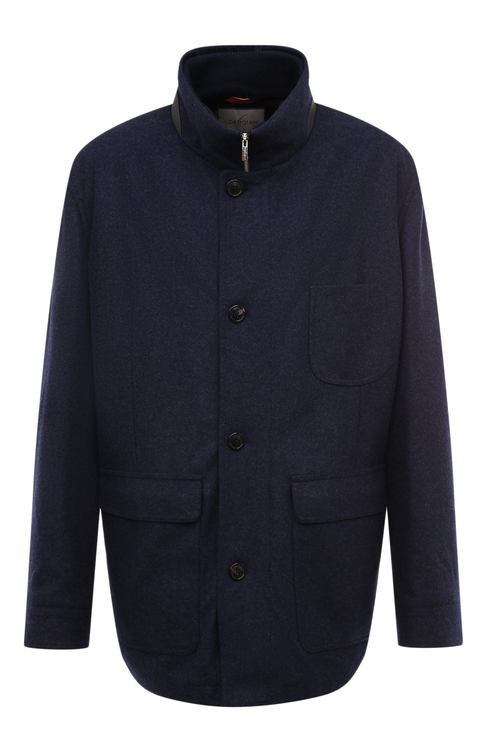 Куртка из шерсти и кашемира CORTIGIANI темно-синего цвета по цене 369000 руб., арт. 1AG638, фото 1 Куртка из шерсти и кашемира CORTIGIANI, арт. 1AG638, фото 1