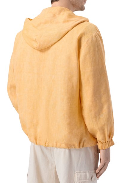 Льняная куртка-рубашка KITON, арт. UMC015H09613, фото 4