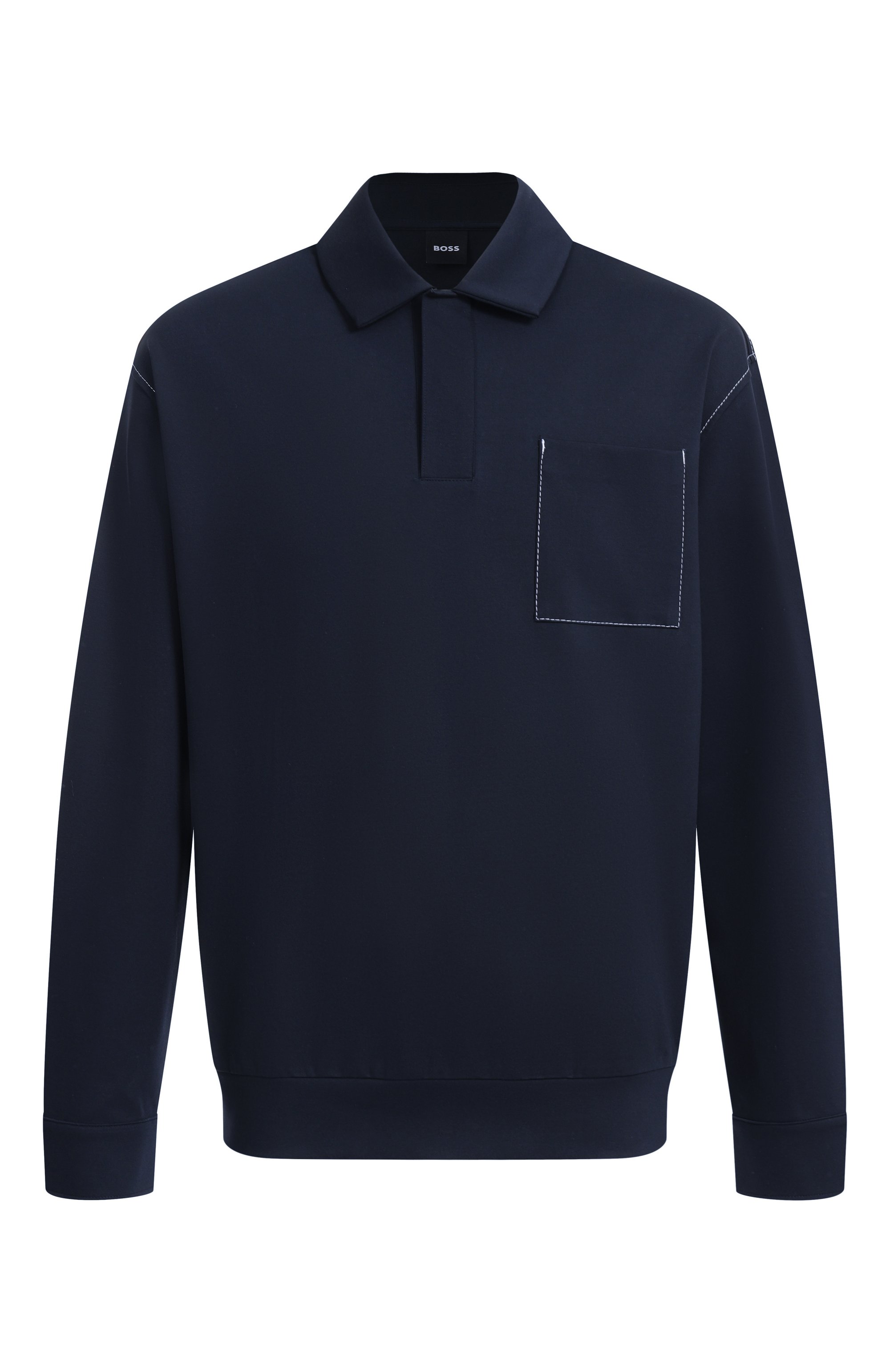 Хлопковое поло BOSS, арт. 50543406, фото 1