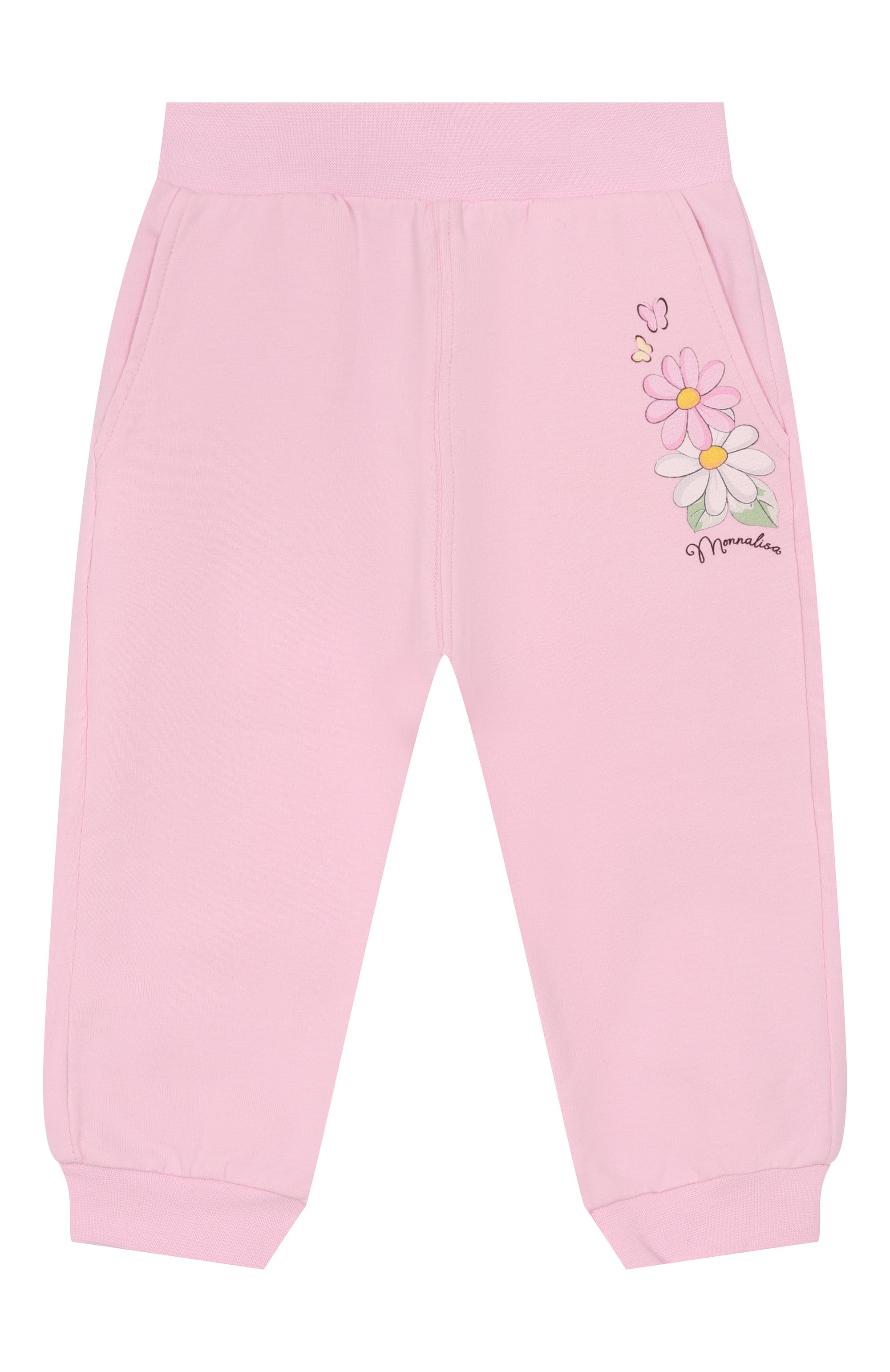Хлопковые джоггеры MONNALISA, арт. 39E406, фото 1