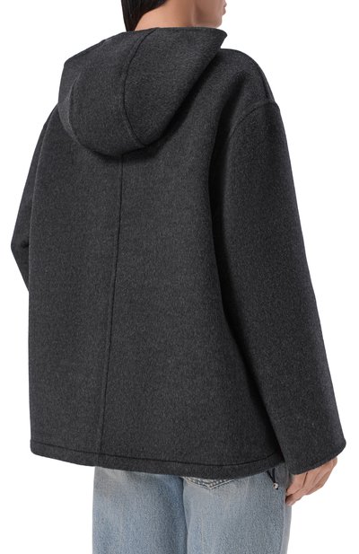Шерстяная куртка GUCCI темно-серого цвета по цене 476000 руб., арт. 808884/ZAQW0, фото 4 Шерстяная куртка GUCCI, арт. 808884/ZAQW0, фото 4