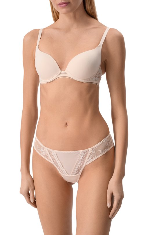 Трусы-танга Maison Lejaby E22462 Кремовый  E22462 Фото 2