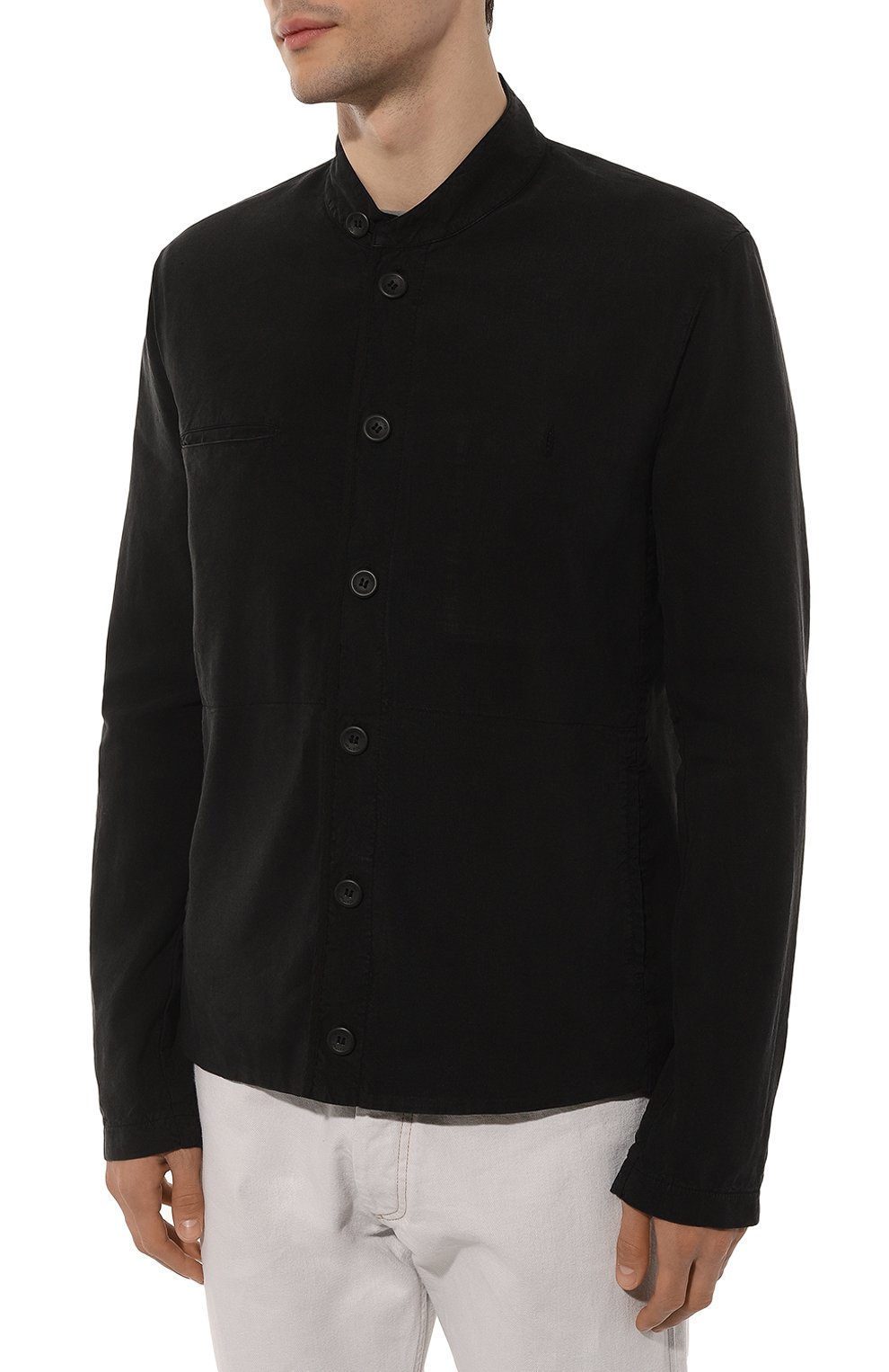 Рубашка изо льна и шелка HANNES ROETHER, арт. 110975/D022PAMIN.600, фото 3