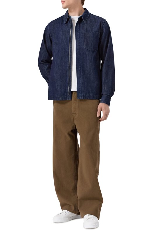 Джинсовая рубашка Dries Van Noten 020725-2381-507 Синий  020725-2381-507 Фото 2