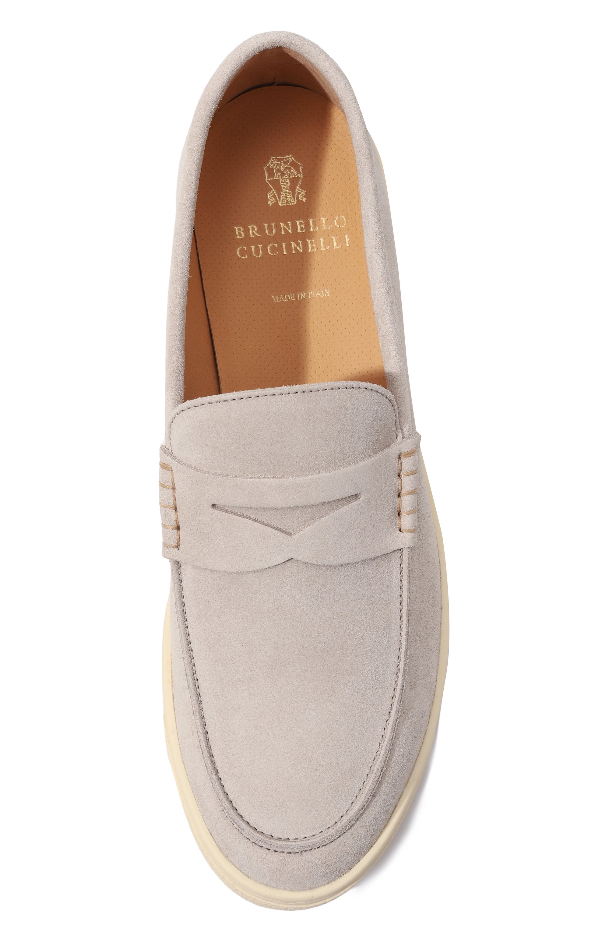 Замшевые пенни-лоферы BRUNELLO CUCINELLI, арт. MZUSIB2253, фото 6