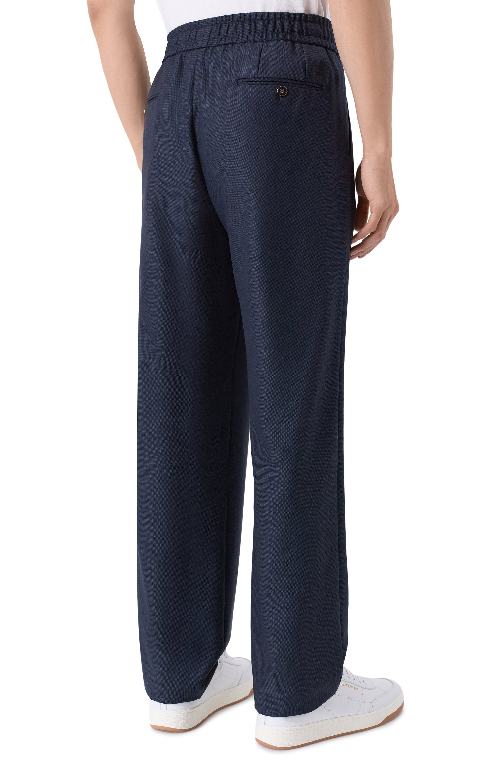 Шерстяные брюки DOLCE & GABBANA, арт. GV4LHT/FM2H0, фото 4