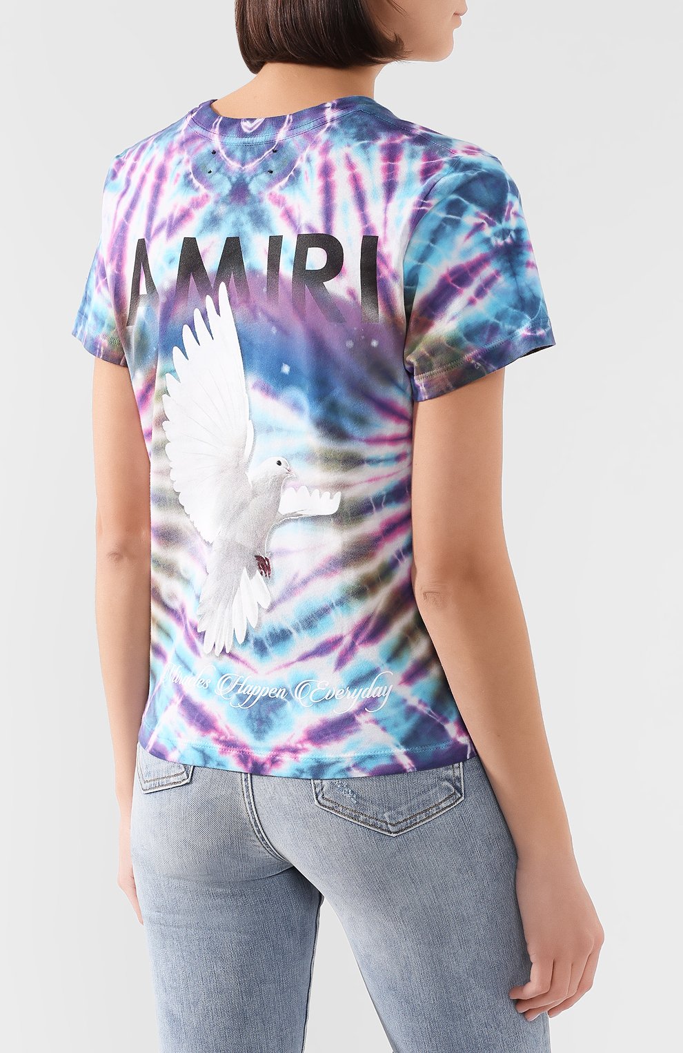 Хлопковая футболка AMIRI, арт. Y0W03453CJ, фото 4