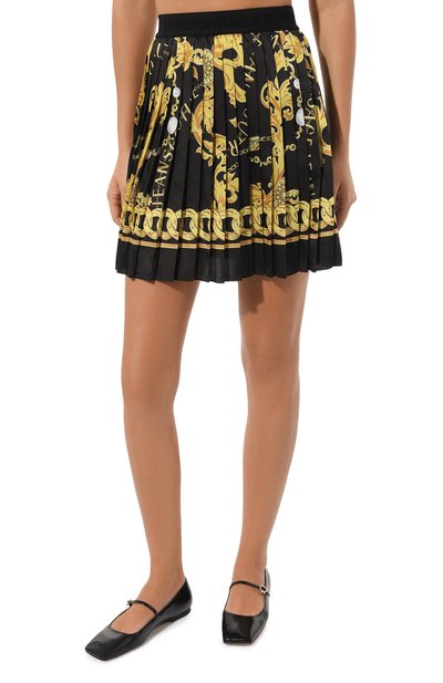 Плиссированная юбка VERSACE JEANS COUTURE, арт. 75HAE8A0/NS313, фото 3