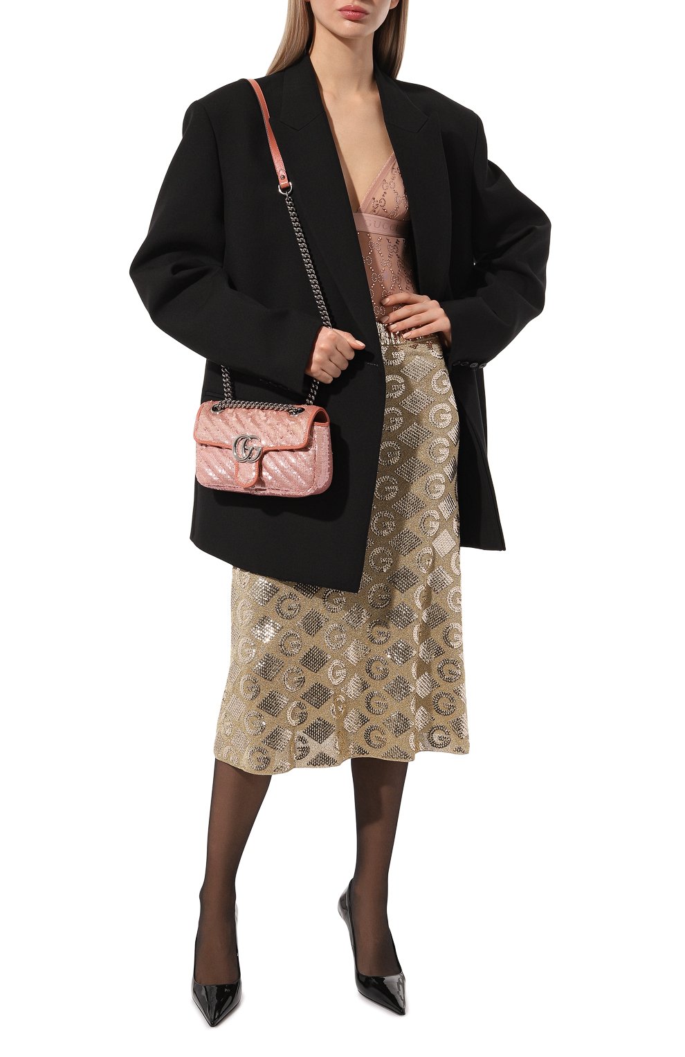 Сумка gg marmont 2.0 mini GUCCI, арт. 446744 9SYWP, фото 7