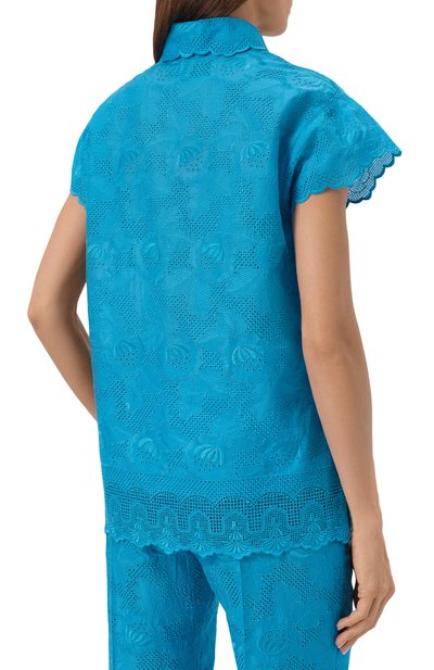 Хлопковая рубашка VALENTINO, арт. 8B3AA0F1/A4G, фото 4