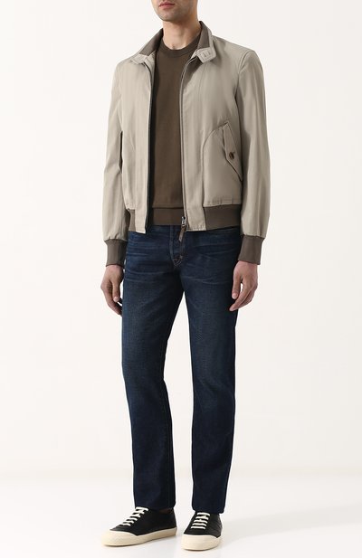 Джинсы прямого кроя с потертостями TOM FORD, арт. BPJ21/TFD002, фото 2