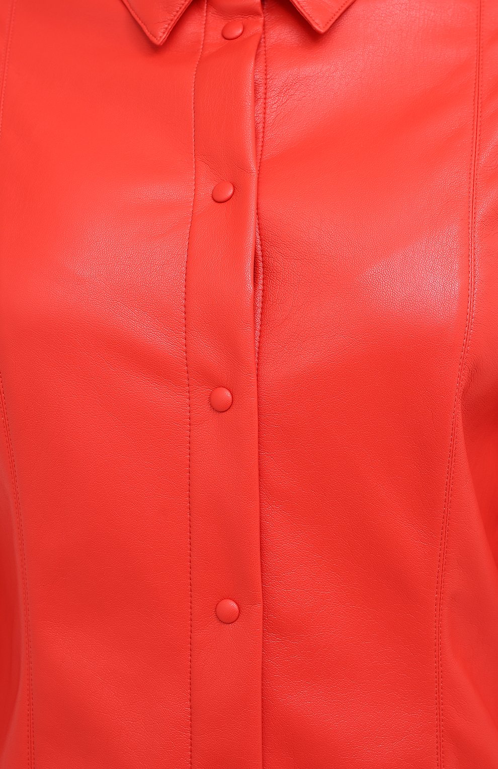 Рубашка MSGM красного цвета по цене 36750 руб., арт. 2941MDE19 207652, фото 5 Рубашка MSGM, арт. 2941MDE19 207652, фото 5