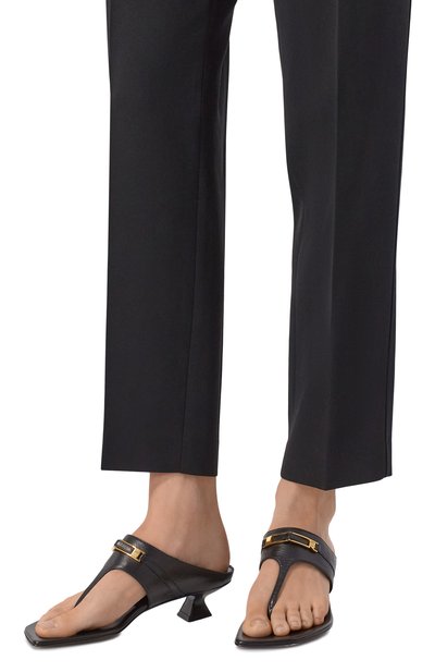 Женские кожаные мюли bitt 40 SERGIO ROSSI, арт. B14470/MVAN02