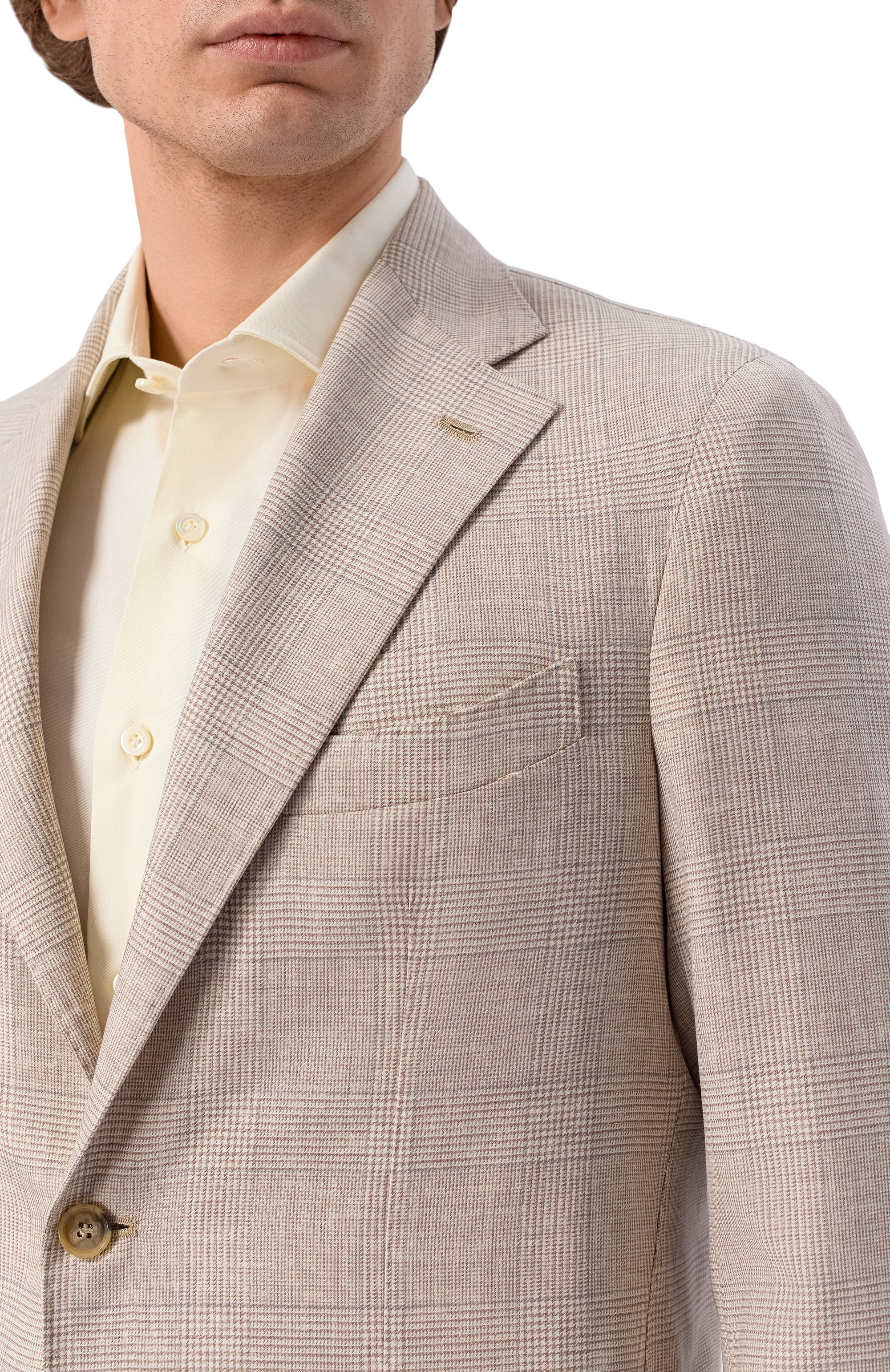 Шерстяной пиджак ANDREA CAMPAGNA, арт. SALINA C0N SPALLINA BASSA/T26141, фото 5