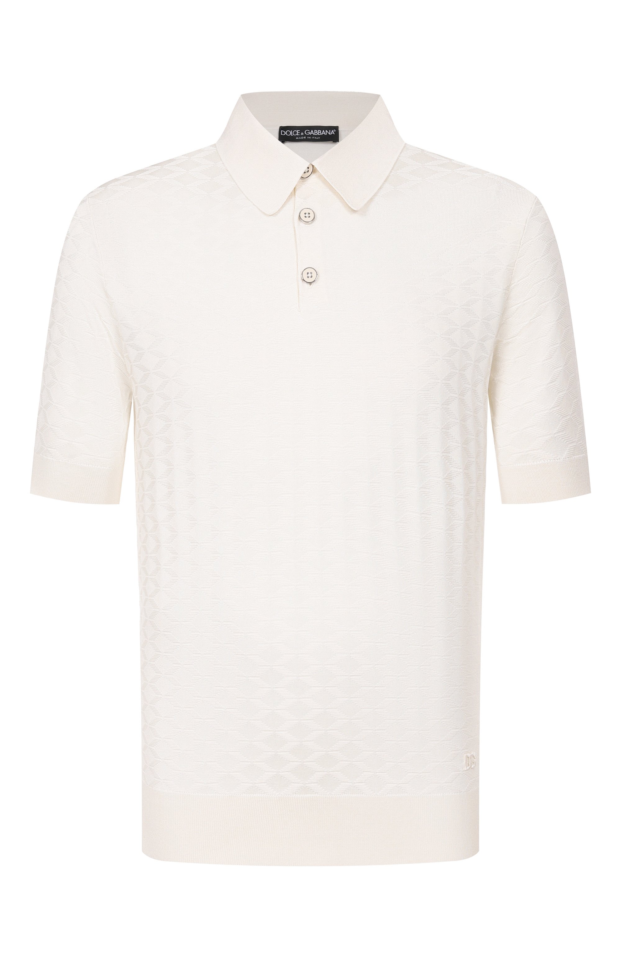 Шелковое поло DOLCE & GABBANA, арт. GXZ02Z/JBS0F, фото 1
