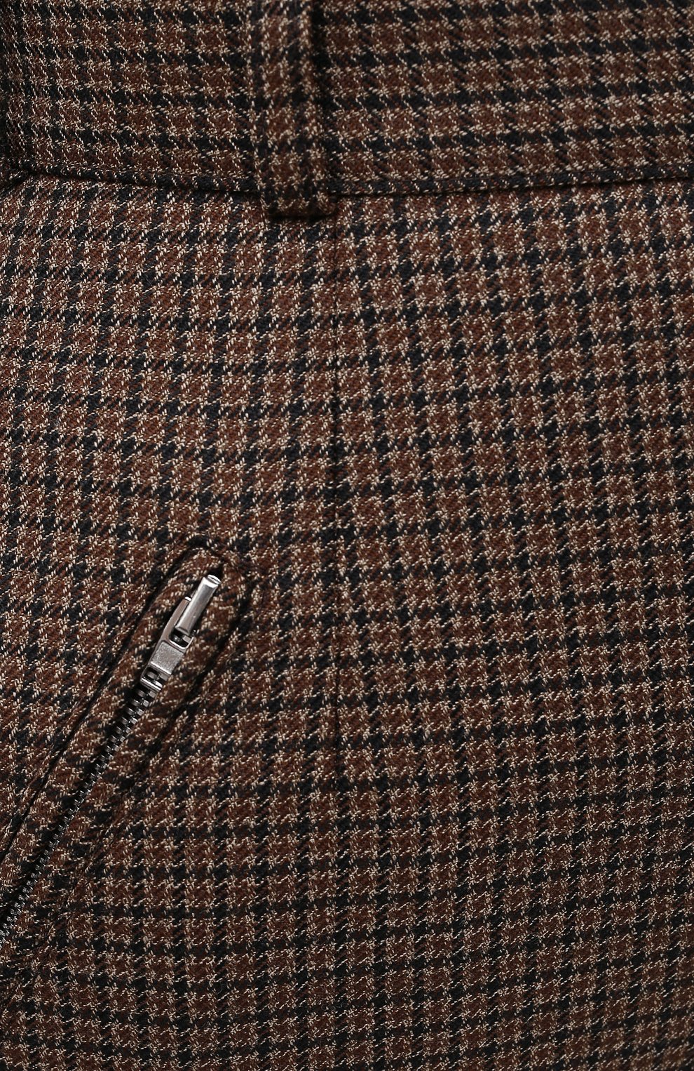 Шерстяные брюки MAISON MARGIELA коричневого цвета по цене 86050 руб., арт. S51KA0530/S53200, фото 5 Шерстяные брюки MAISON MARGIELA, арт. S51KA0530/S53200, фото 5