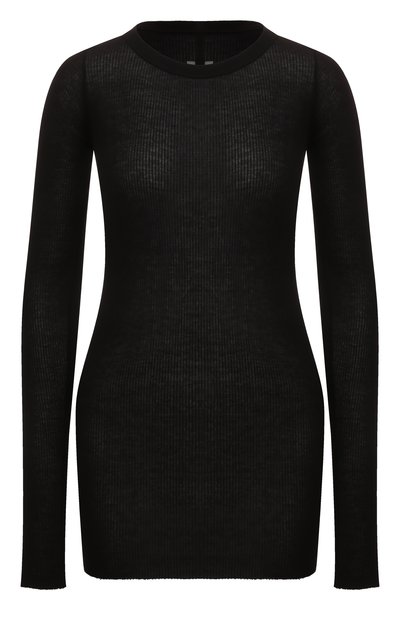 Лонгслив из в искозы и шелка RICK OWENS, арт. RP01D2202, фото 1