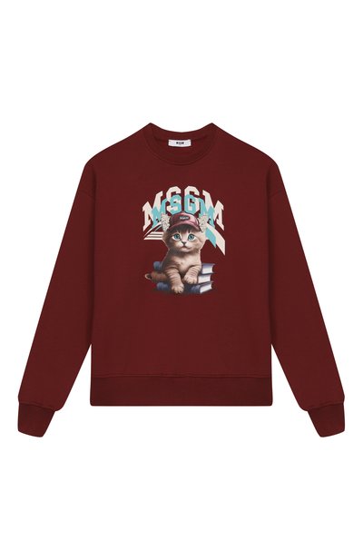 Хлопковый свитшот MSGM KIDS, арт. F5MSJGSW125