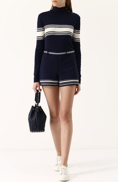 Шелковая водолазка с контрастной отделкой RALPH LAUREN, арт. 290705720, фото 2