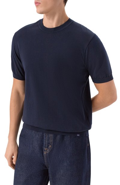 Хлопковый джемпер PAUL&SHARK темно-синего цвета по цене 41750 руб., арт. 25411516, фото 3 Хлопковый джемпер PAUL&SHARK, арт. 25411516, фото 3