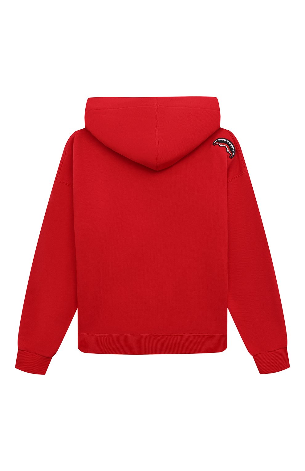 Хлопковое худи SPRAYGROUND красного цвета по цене 12150 руб., арт. SPY1037RED, фото 2 Хлопковое худи SPRAYGROUND, арт. SPY1037RED, фото 2