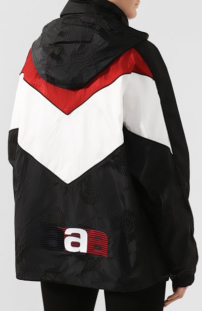 Куртка с капюшоном ALEXANDER WANG черно-белого цвета по цене 73100 руб., арт. 1W493052F5, фото 4 Куртка с капюшоном ALEXANDER WANG, арт. 1W493052F5, фото 4