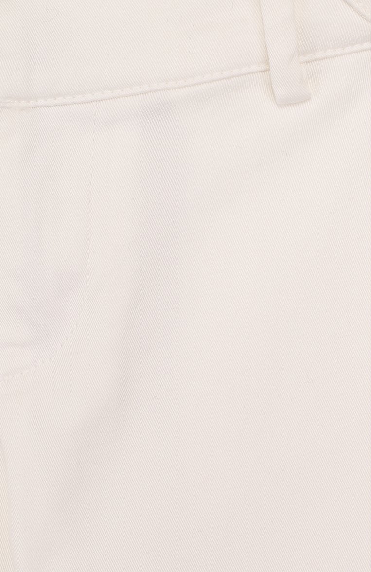 Детские однотонные шорты из хлопка LANVIN белого цвета, арт. 4I6079/IX280/6-9 | Фото 3 (Статус проверки: Проверено, Проверена категория; Материал внешний: Хлопок; Мальчики Кросс-КТ: Шорты-одежда; Стили: Классический; Региональные ограничения белый список (Axapta Mercury): RU; Нос: Не проставлено)