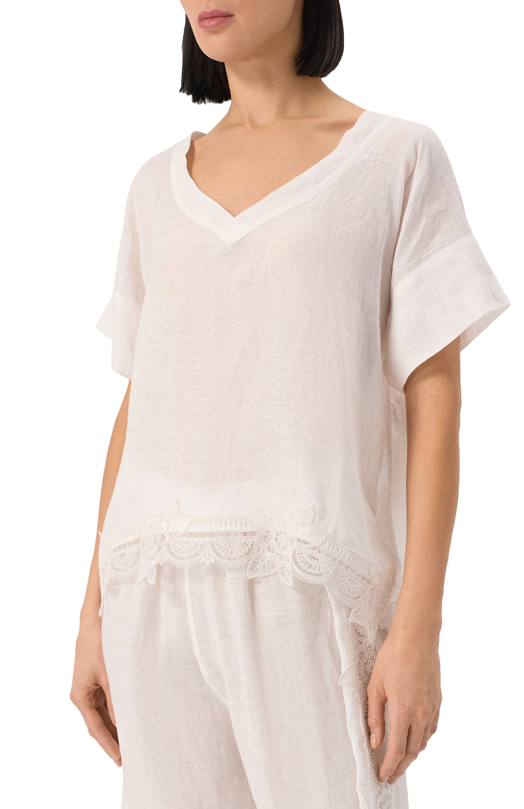 Топ изо льна и вискозы MAURIZIO, арт. W08040679, фото 3