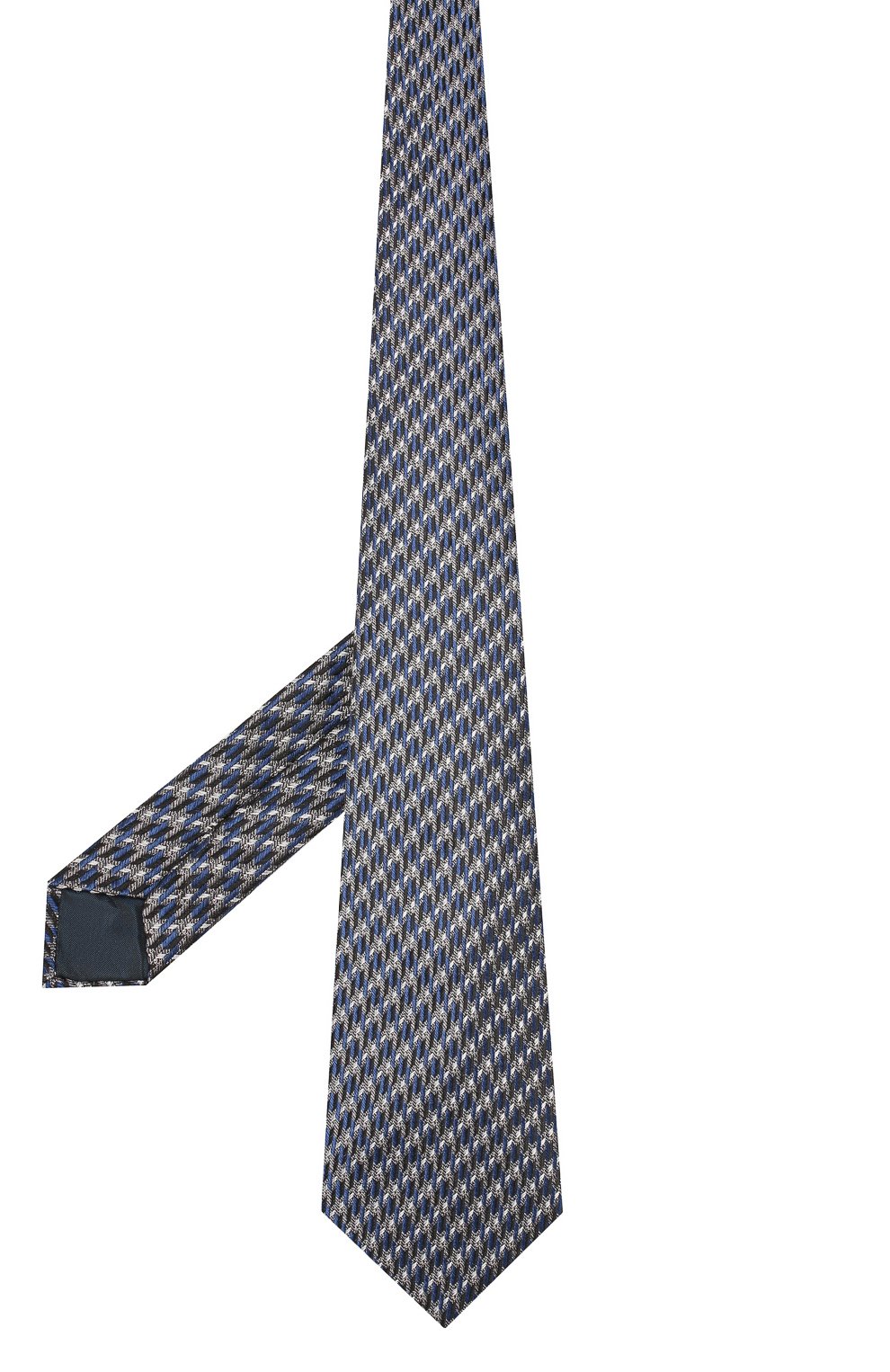 Шелковый галстук LANVIN синего цвета по цене 8495 руб., арт. 40595/TIE, фото 2 Шелковый галстук LANVIN, арт. 40595/TIE, фото 2