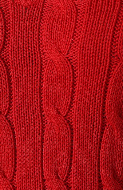 Хлопковый пуловер POLO RALPH LAUREN красного цвета по цене 19650 руб., арт. 211580008/0S191C09, фото 5 Хлопковый пуловер POLO RALPH LAUREN, арт. 211580008/0S191C09, фото 5