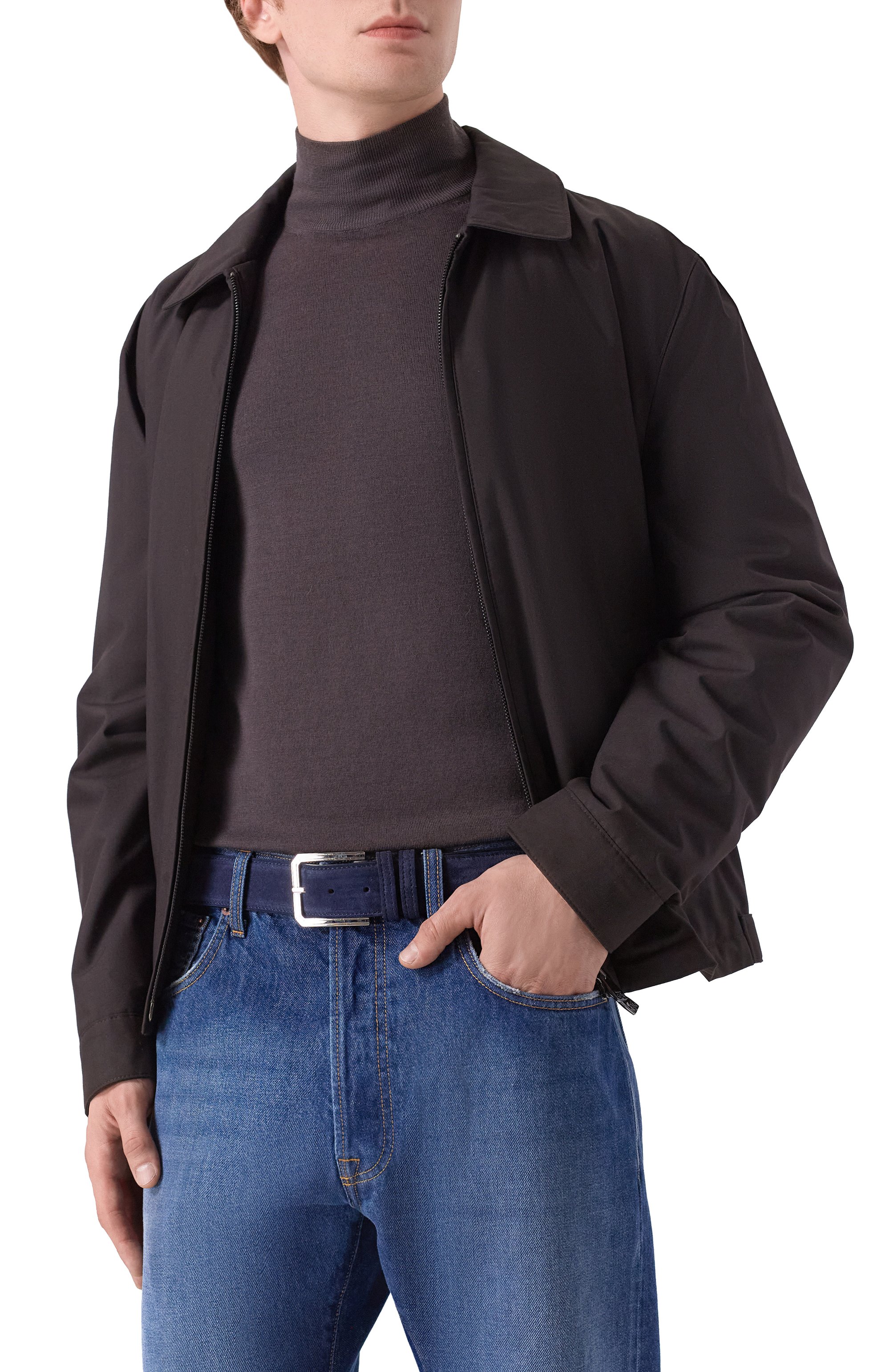 Замшевый ремень KITON, арт. USC23PN0010801, фото 2