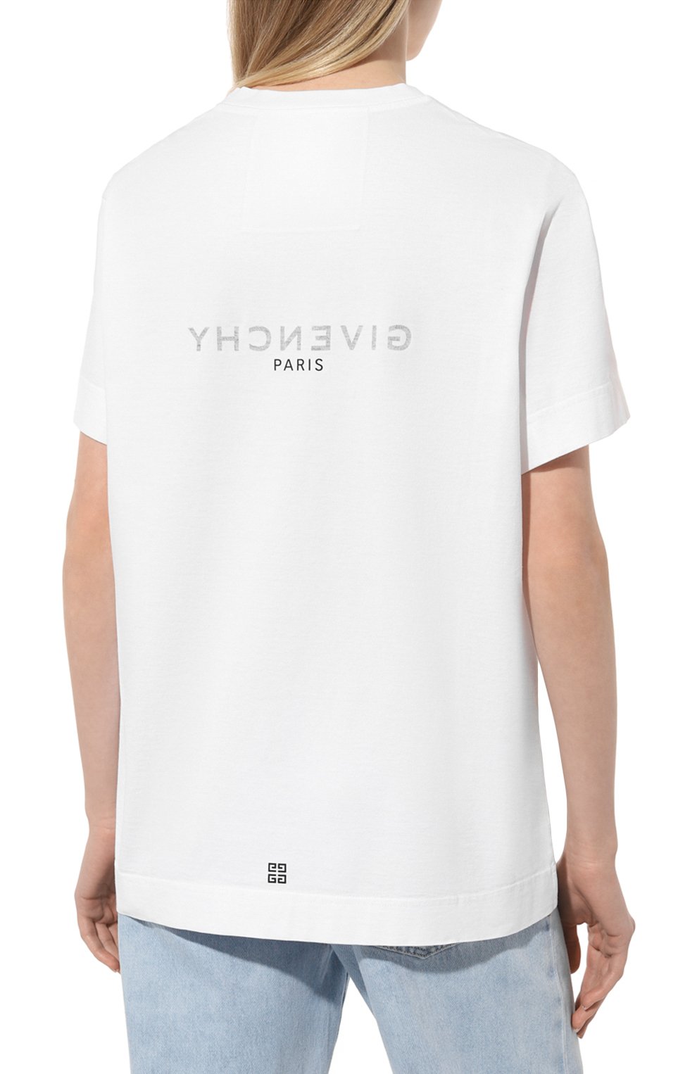 Хлопковая футболка GIVENCHY, арт. BW707Z3Z5W, фото 4