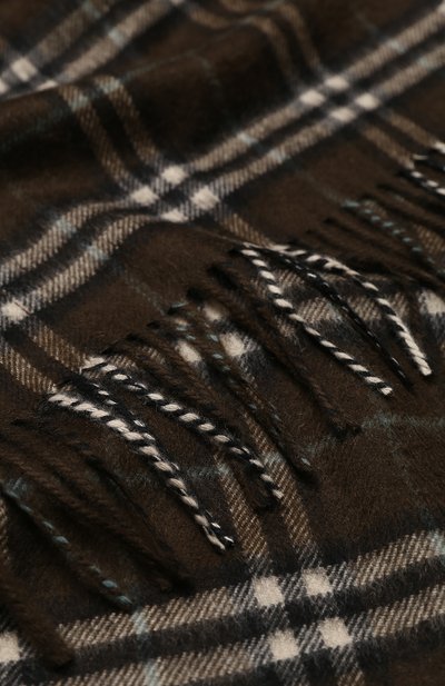 Кашемировый шарф в клетку BURBERRY, арт. 4079000, фото 2